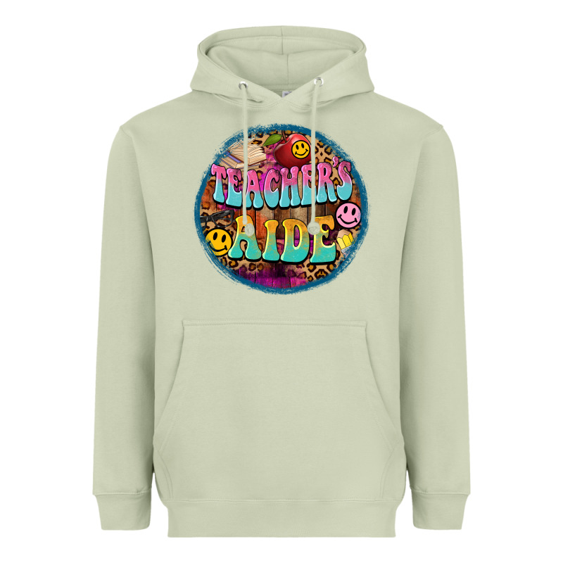 Western Groovy Teachers Aide Heavyweight Hoodie by BarkalooDesign | Teevron