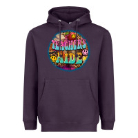 Plum western groovy teachers aide Heavyweight Hoodie - BarkalooDesign