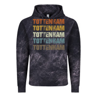 Cloud Black Retro Vintage Tottenham London Vintage Hoodie - trangStudio