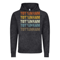 Vintage Black Retro Vintage Tottenham London Vintage Hoodie - trangStudio