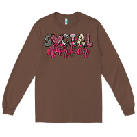 Chestnut social worker Long Sleeve Tee - OliviaCreatesArt
