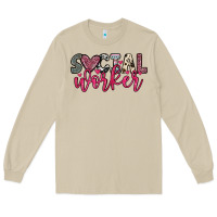 Mushroom social worker Long Sleeve Tee - OliviaCreatesArt