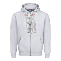 Heather Grey merino wool baby sheep Zipper Hoodie - LillyAllenDesigns