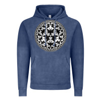 Vintage Denim M.C. Escher Circle Limit IV Vintage Hoodie - trangStudio