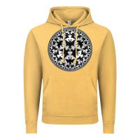 Vintage Mustard M.C. Escher Circle Limit IV Vintage Hoodie - trangStudio