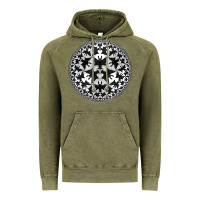 Vintage Olive M.C. Escher Circle Limit IV Vintage Hoodie - trangStudio