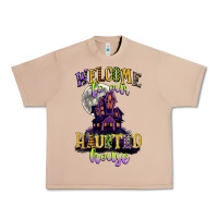 Burro welcome to our haunted house Urban Heavy Tee - CowGirlArtShop