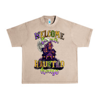 French Oak welcome to our haunted house Urban Heavy Tee - CowGirlArtShop