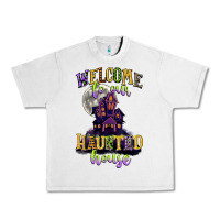 Lunar Rock welcome to our haunted house Urban Heavy Tee - CowGirlArtShop