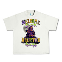 Pistachio welcome to our haunted house Urban Heavy Tee - CowGirlArtShop