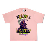 Salmon welcome to our haunted house Urban Heavy Tee - CowGirlArtShop
