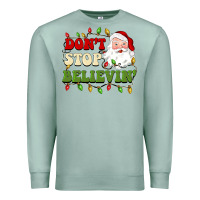 Seafoam don't stop believin Premium Sweatshirt - BarkalooDesign