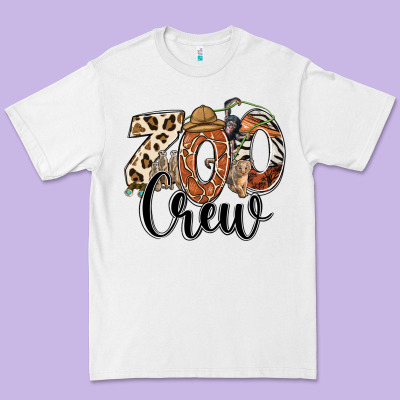 Zoo Crew Safari Animals Premium Tee Designed By Ranaportraitstore
