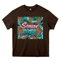 Chocolate Brown senior 2022 tumbler Heavy Core Tee - BarkalooDesign