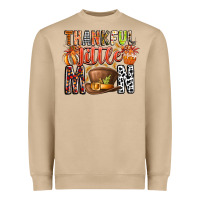 Mushroom Thankful Little Mon Heavyweight Sweatshirt - CowhideDigitalArt