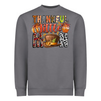 Storm Thankful Little Mon Heavyweight Sweatshirt - CowhideDigitalArt