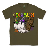 Army Green Cycopath Classic Tee - NancyCooperArtShop
