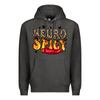 Charcoal Heather neuro spicy neurodivergence Premium Hoodie - LillyAllenDesigns