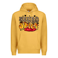 Mustard neuro spicy neurodivergence Premium Hoodie - LillyAllenDesigns