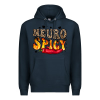 Navy neuro spicy neurodivergence Premium Hoodie - LillyAllenDesigns