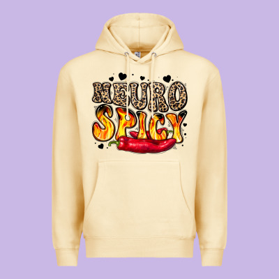 Neuro Spicy Neurodivergence Premium Hoodie Designed By Lillyallendesigns