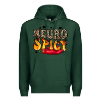 Sports Green neuro spicy neurodivergence Premium Hoodie - LillyAllenDesigns