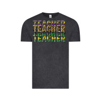 Vintage Black teacher mardi gras Vintage Tee - CowGirlArtShop