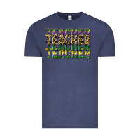 Vintage Denim teacher mardi gras Vintage Tee - CowGirlArtShop