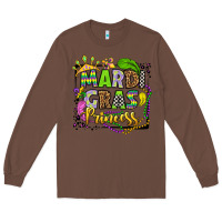 Chestnut mardi gras princess Long Sleeve Tee - OliviaCreatesArt