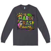 Smoke mardi gras princess Long Sleeve Tee - OliviaCreatesArt