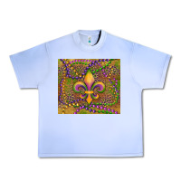Grape Ice mardi gras fleur de lis Urban Heavy Tee - RanaPortraitStore
