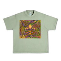 Mardi Gras Fleur De Lis Urban Heavy Tee | Teevron