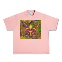 Salmon mardi gras fleur de lis Urban Heavy Tee - RanaPortraitStore