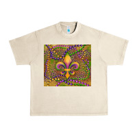 Sandshell mardi gras fleur de lis Urban Heavy Tee - RanaPortraitStore