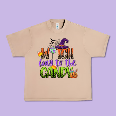 Witch Way To The Candy Urban Heavy Tee Designed By Cowgirlartshop
