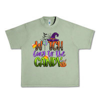 Oil Green witch way to the candy Urban Heavy Tee - CowGirlArtShop