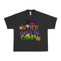 Pigment Black witch way to the candy Urban Heavy Tee - CowGirlArtShop