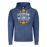Vintage Denim funny cookie lover baking cookies baker candy gift Vintage Hoodie - trangStudio