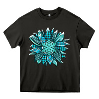Asphalt winter sunflower Heavy Core Tee - Jasminsmagicworld