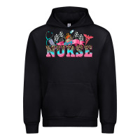 Black nurse with race and  equipment Urban Hoodie - AdoDesignShop