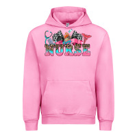 Fuchsia Pink nurse with race and  equipment Urban Hoodie - AdoDesignShop