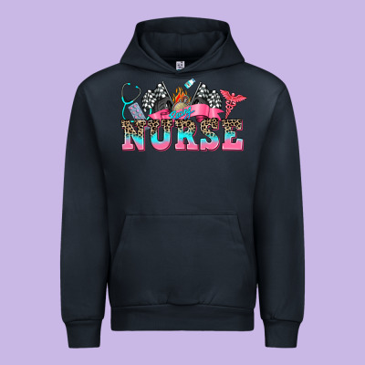 Nurse With Race And  Equipment Urban Hoodie Designed By Adodesignshop