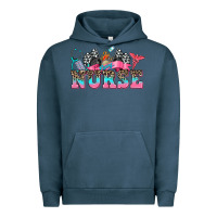 Pigment Midnight Navy nurse with race and  equipment Urban Hoodie - AdoDesignShop
