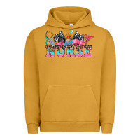 Pigment Peanut Butter nurse with race and  equipment Urban Hoodie - AdoDesignShop