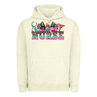 Pigment Pistachio nurse with race and  equipment Urban Hoodie - AdoDesignShop