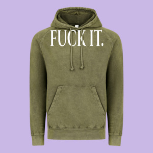F It Period Dot Vintage Hoodie Designed By Trangstudio
