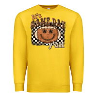 Lemon it's game day y'all football smiley face Premium Sweatshirt - BarkalooDesign