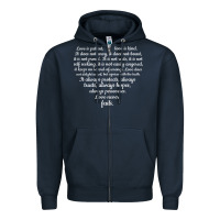 Navy Love is patient Love is Kind 1 Corinthians 1348 Zipper Hoodie - trangStudio