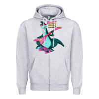 Heather Grey Denver rock Denver The Last Dinosaur Classic Essential for a gift Zipper Hoodie - trangStudio