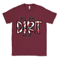 Burgundy rub somedirt on it baseball Classic Tee - CowhideDigitalArt